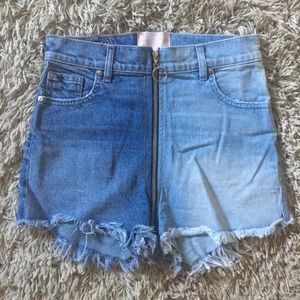 Denim shorts